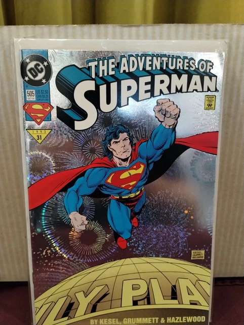 Dc Comics~~~The Adventures Of Superman Issue # 505 Comic Book B & B