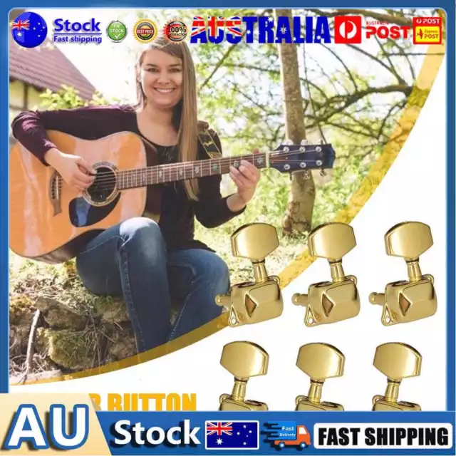 6pcs Guitar Tuning Pegs 3L 3R Tuner Machine Heads for Acoustic Electric Guitar A