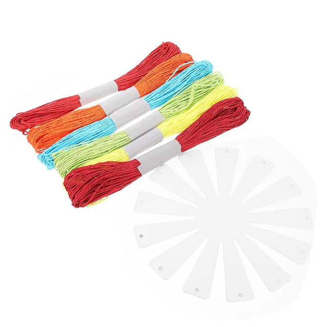 1 juego de kit de tejido para principiantes juego de tejido juguetes de punto para niños cesta kit de tejido