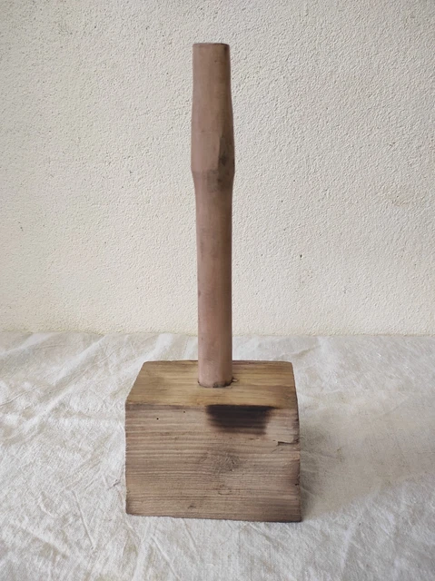 Outil à main Ancien Marteau, Maillet en bois fabrication maison