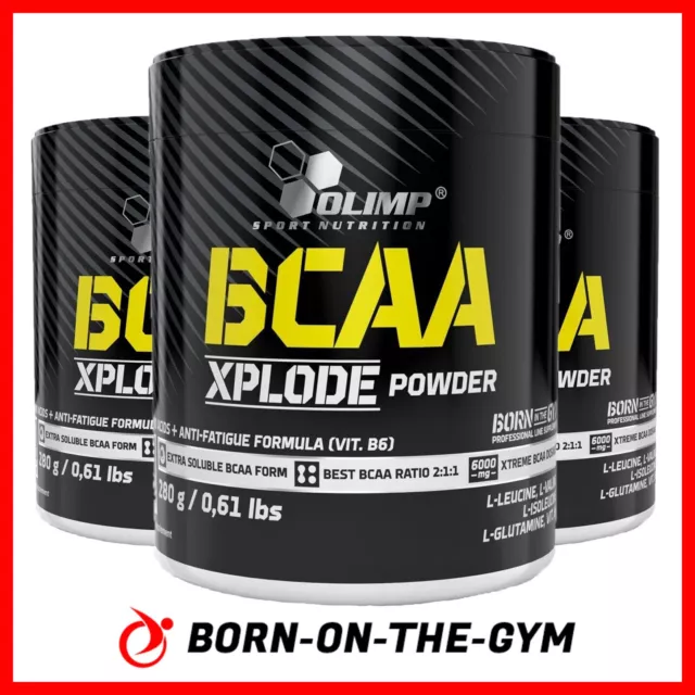 OLIMP BCAA XPLODE 250G GLUTAMINE LEUCINE 2:1:1 INTRA WORKOUT RECOVERY Vit B6