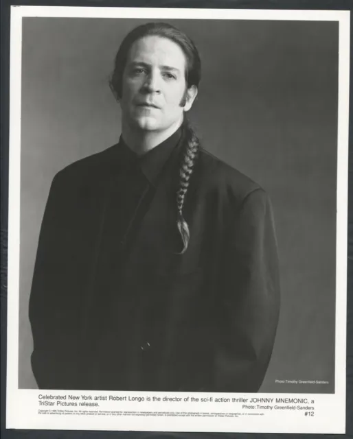 ROBERT LONGO @Col Johnny Mnemonic '95 ON SET CANDID MOVIE DIRECTOR