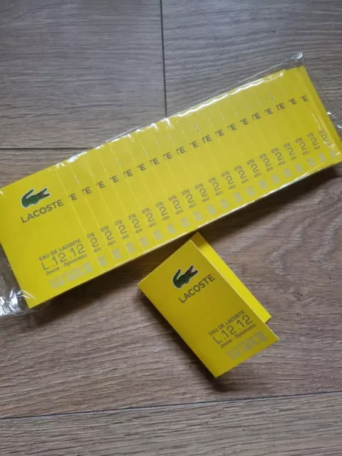 Lacoste yellow online aftershave