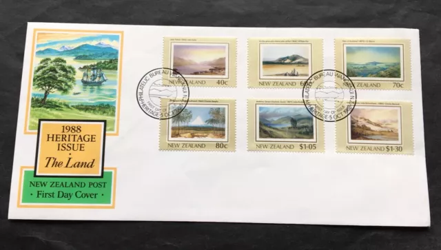 New Zealand 1988 - FDC First Day Cover with 6 stamps