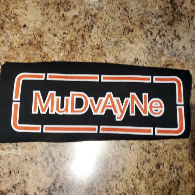 2001 Mudvayne Double Sided Tshirt Black Large Heavy Metal Music EUC Vtg