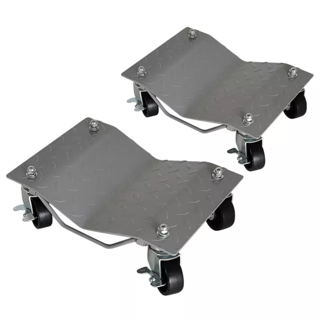 1500lbs Reifen Rad Dolly Auto Set von 2 Heavy Duty Kohlenstoffstahl Auto Mover