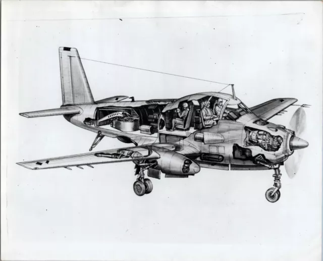 Breguet 1050 Alize Cutaway Vintage Photo