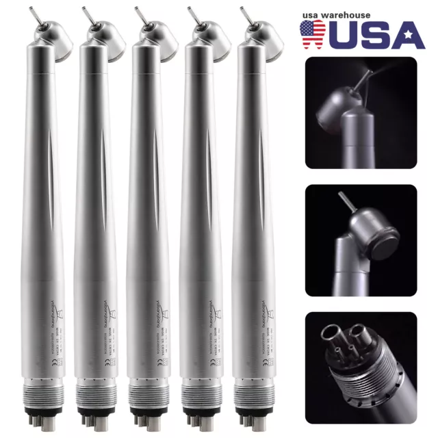 1-5 NSK PANA MAX Type Dental 45 Degree Surgical High Speed Handpiece 4 holes NL