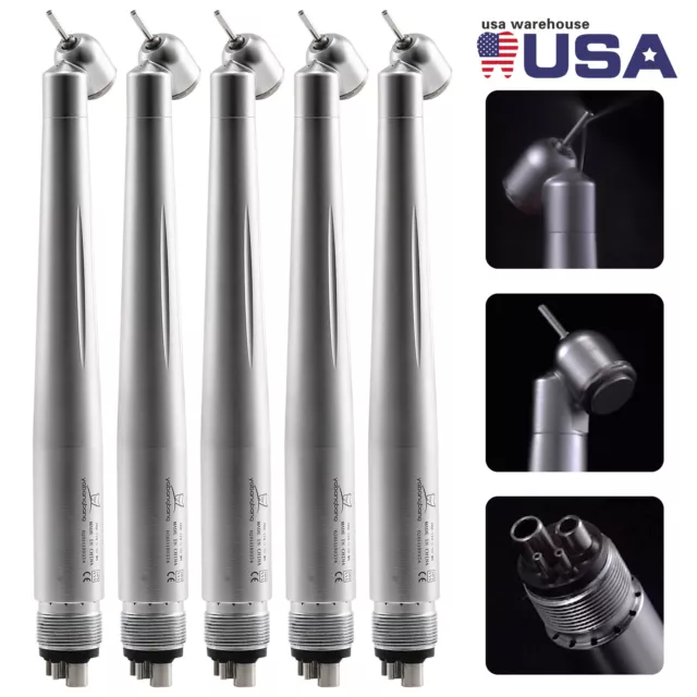 1-5 NSK PANA MAX Type Dental 45 Degree Surgical High Speed Handpiece 4 holes