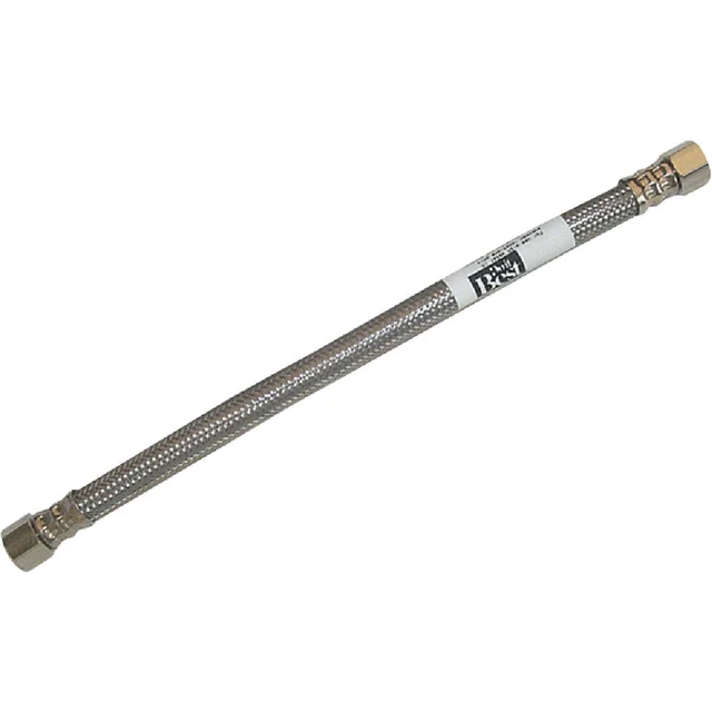 B&K 3/8 In. C x 3/8 In. C x 12 In. L Stainless Steel Faucet Connector 496-031
