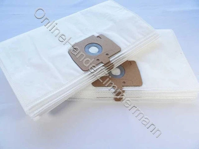 10x Filtertüte Vlies geeignet für Ghibi/Hako AS 5 EVO, Silent Line, Supervac 100
