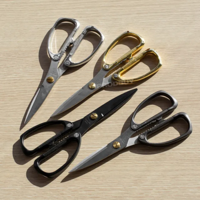 Grunwerg Stainless Steel Metal Handle General Purpose Kitchen Shears Scissors