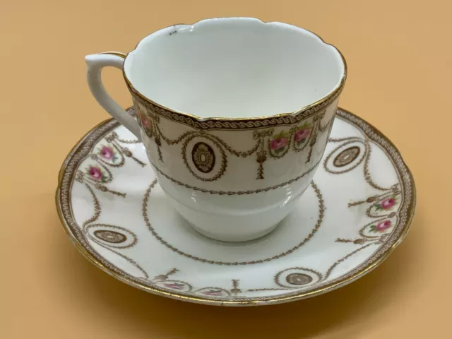 Porzellan Sammeltasse Untertasse Mit Randdekor Royal Doulton England