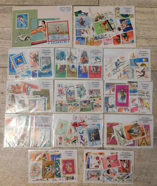  verschiedene  Briefmarken  Weltweit