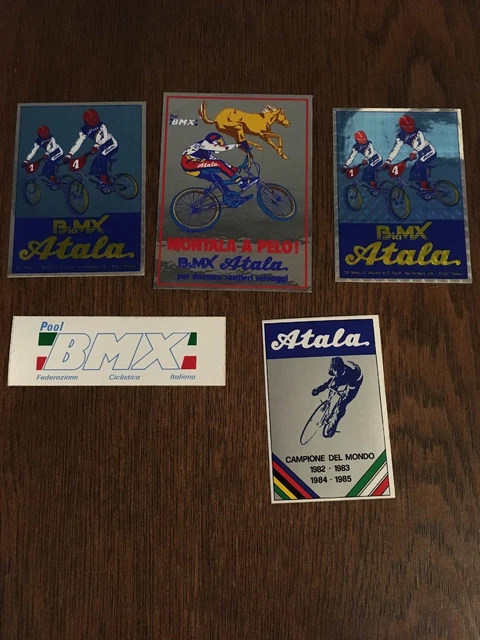 Autocollant Vintage BMX Pool - Original Années 80 - Fabriqué En Italie