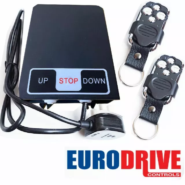 Eurodrive Genuine Remote control unit c/w 2 x Fobs Roller Shutter Electric Doors