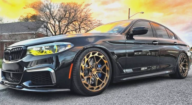 20” ROHANA RFX19 Machine Bronze Wheels For Bmw G30 530 540 M550I 20X9 ...