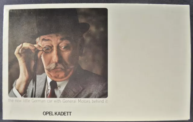 1964 Opel Kadett Brochure Folder Sport Coupe Sedan Wagon Excellent Original 64