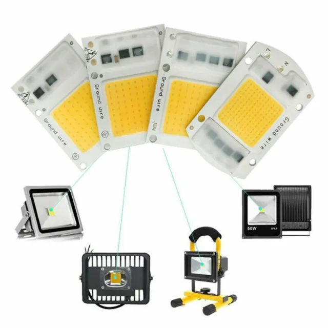 COB LED Chip 230W 50W 70W 100W 20V Input Integrated Smart IC Driver Flood light