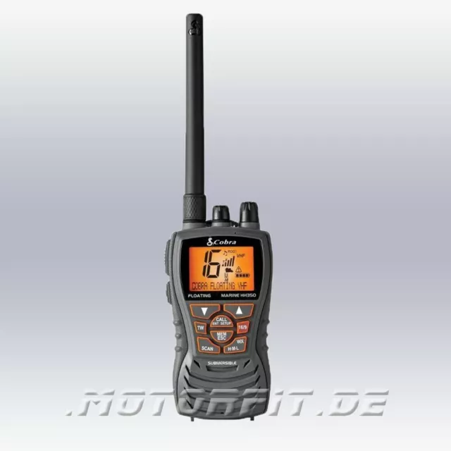 Radio de mano Cobra FM marítima MR HH350 FLT UE