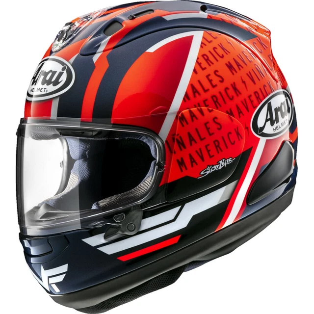 Arai Helmets Corsair-X Vinales-6 Helmet (Small, Red)