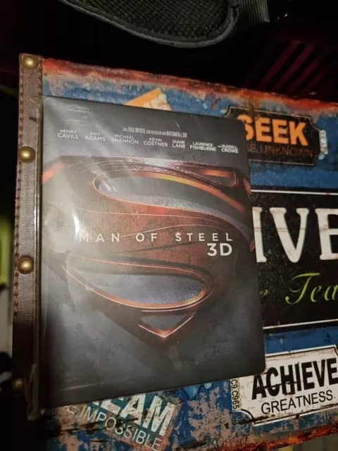 "Man of Steel" [3D STEELBOOK Blu Ray] - DC Comics - Henry Cavill, Amy Adams