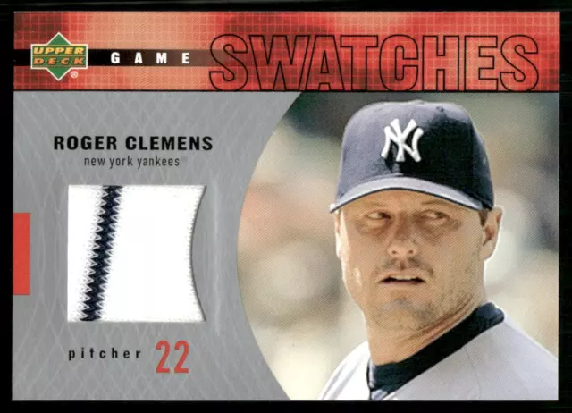 2003 Upper Deck Roger Clemens GAME USED PATCH