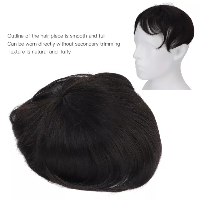 Men Hair Piece Simple Home Salon Toupee Hair Replacement System For Daily GSA