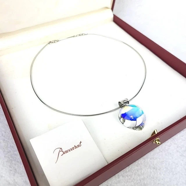 Baccarat necklace talisman Irize clear 15