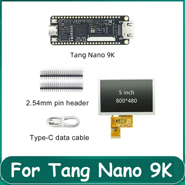 Scheda di sviluppo GoAI per 9K FPGA con schermo nudo SPI 5"" GW1NR-9 RISC- U7V5