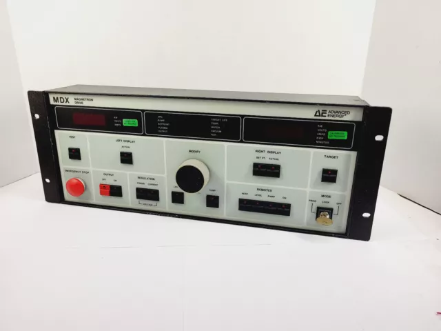 Advanced Energy 2107-003-A MDX DC Magnetron Full Size Remote Panel