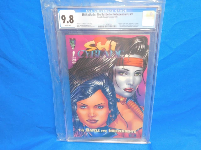 Shi/Cyblade: The Battle for Independents #1 CGC NM/M 9.8 White Pages