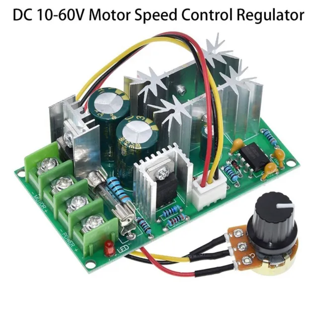 DC 10-60V PWM Switch Motor Speed Controller Drive Module Voltage Regulator