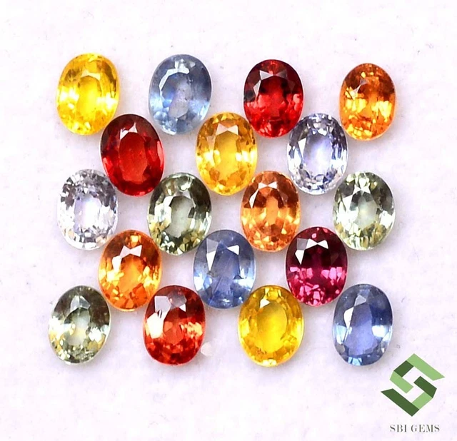Pierre De Saphir Bleu Naturel 10x8 Mm Ovale à Facettes – Pierres Précieuses En Vrac Pour Bijoux