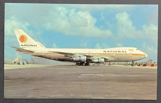 National Airlines Boeing 747-135 N77773 Aircraft Postcard