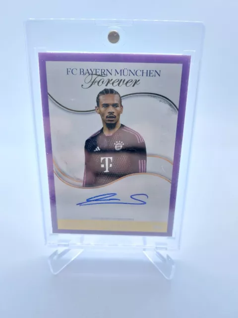 Leroy Sane Topps FC Bayern München Forever 15/15 Auto Autograph