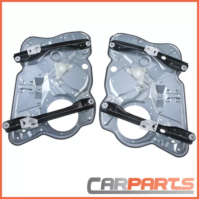 2x Alzacristalli Con Piastra Base Anteriore Sinistra + Destra per Skoda Octavia