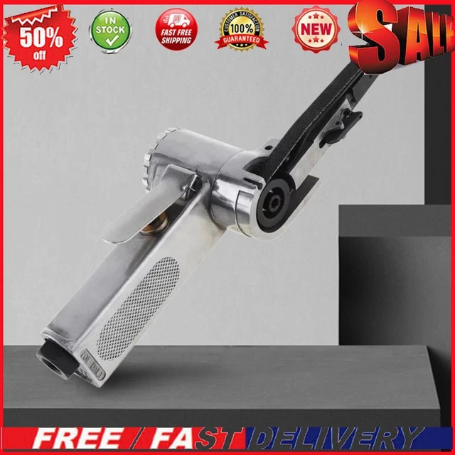 Heavy Duty Pneumatic Sanding Buffing Tools Belt Grinder 3/8 Inch Air Belt Sander