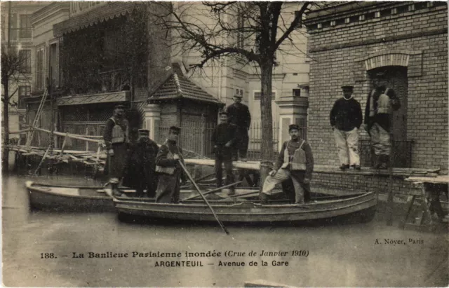 CPA Argenteuil Avenue de la Gare FRANCE (1309230)