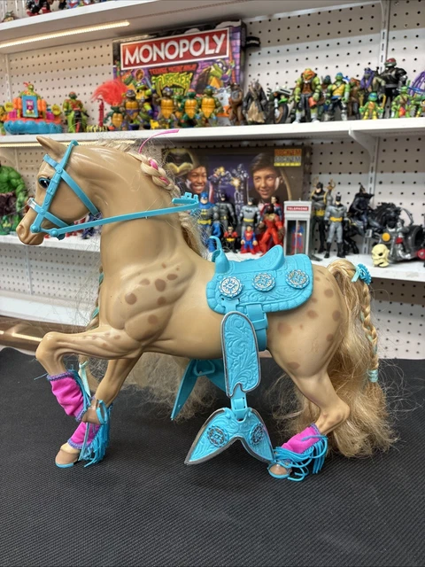 Barbie Western Fun - Cheval Sun Runner 1989 Mattel 9961 - Vintage Mexique