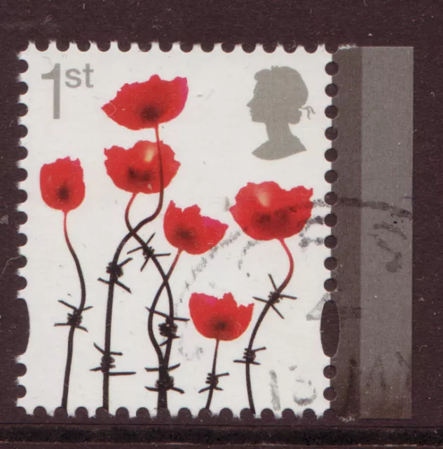 Great Britain 2015 First World War Poppy Stamp Fine Used