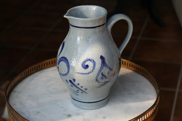 PICHET POT A Lait En Grès Monastique Signé Fontgombault Collection Céramique EUR 10,00 - FR