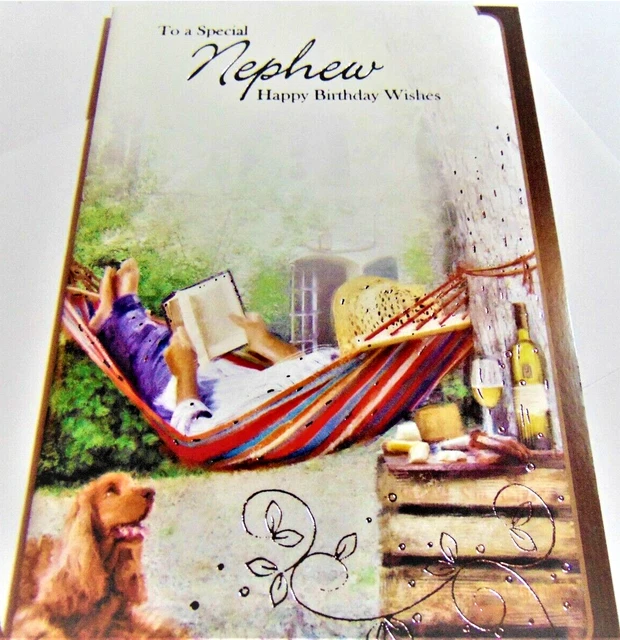 BUON COMPLEANNO A Un Caro Nipote. Biglietto Di Compleanno Trattore - Foto 7