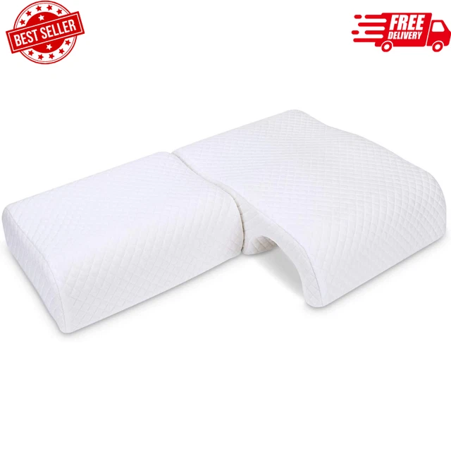 Homca Memory Foam Pillow For Couples - Adjustable Cuddle Pillow Anti Pressure Ar