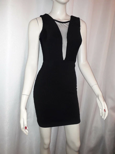 Robe Noire Lipsy Neuve Avec étiquette - Taille 14 - Sans Manches, Col Halter