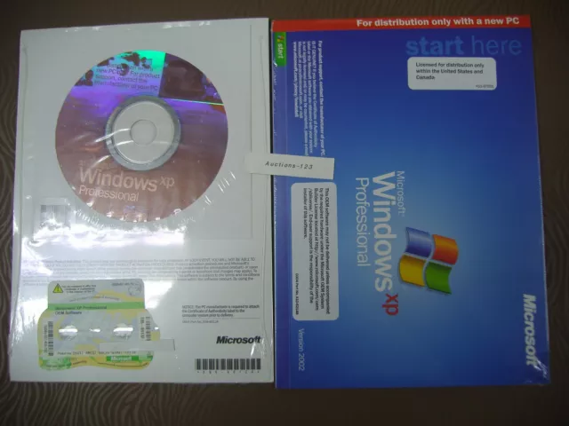 Sistema Operativo Completo Profesional Microsoft Windows Xp Ms Win Pro = Nuevo Sellado=