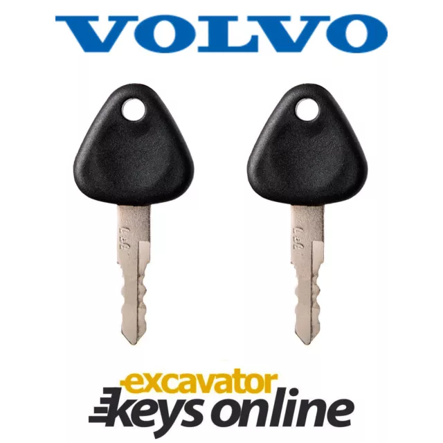 Volvo 777 Excavator Key (Set of 2) Volvo Excavator Grader Dozer Volvo Parts