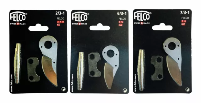 Felco Ersatzteilsatz Klinge 2/3 mit Feder + Stellschlüssel