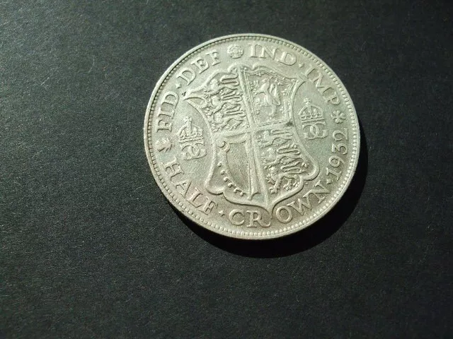 G.B 1932 George V Silver Half-Crown Coin