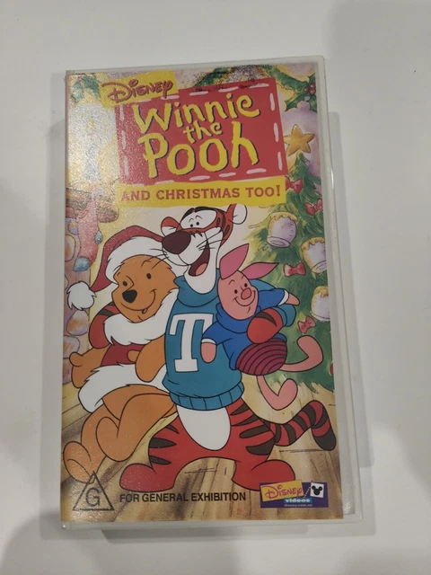 Opening To Winnie The Pooh And Christmas Too 1994 Vhs WINNIE THE POOH And Christmas Too VHS VIDEO TAPE (Walt Disney kids
